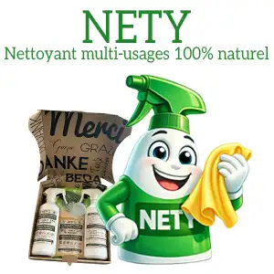 Nety nettoyant multi usages 100% naturel