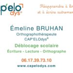 Émeline Bruhan Orthographothérapeute – Praticienne CAP’ELOdys